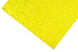 Gelbe Strukturierte Polycarbonatplatten