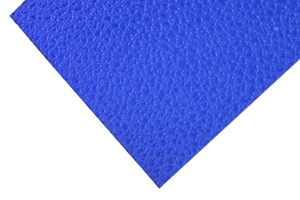 Blaue geprägte Polycarbonatplatten