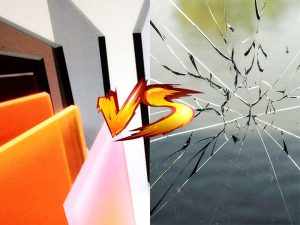 Acrylic sheet vs Glass