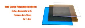 hard coated polycarbonate sheet