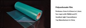 Polycarbonate roll