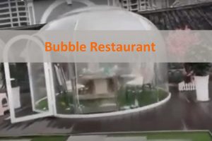 Bubble Kuppel Esszimmer