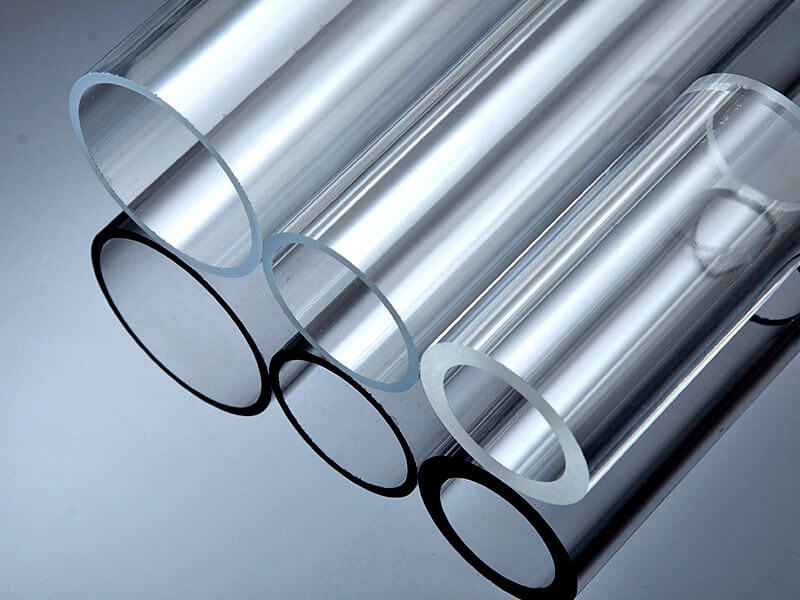 Rohr Acrylglas Glas transparent  Rohre Kunststoff Glasrohr Durchsichtig ab 500mm 